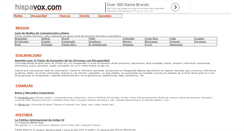 Desktop Screenshot of hispavox.com