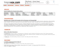 Tablet Screenshot of hispavox.com